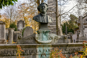 Cimetière du Père-Lachaise / Sépulture de Camille Corot