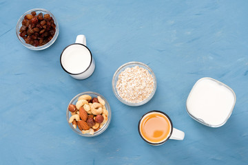 Very easy, light and wholesome breakfast for a healthy lifestyle.