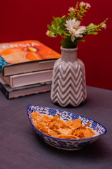 Honey fried Noodles with Ice cream