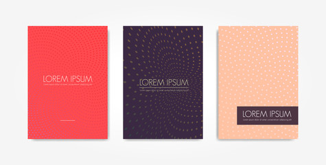 Cover Design Set Template Abstract Composition