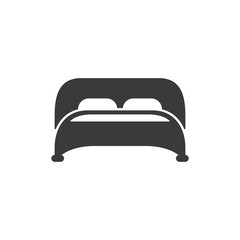 Bed vector icon