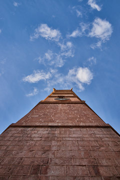 Cathedral of Santa Maria and El Fadri, a bell tower in the city of Castellon de la Plana, Spain