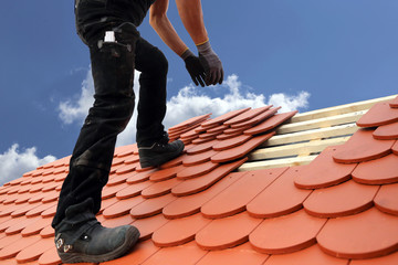 Tiling a roof