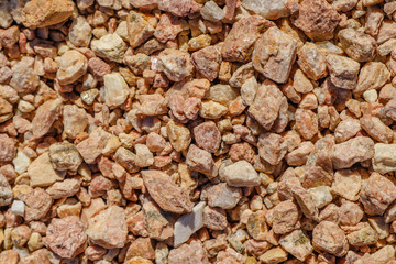 Marble crumb. Material decorative finishing of building facades.