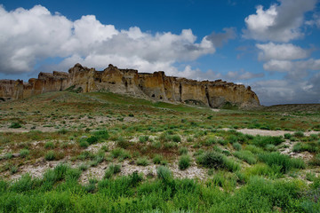 Fototapeta premium The vast expanses of the Kazakh steppes