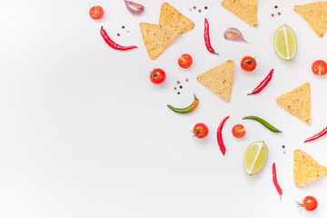 Mexican Food preparation cooking concept