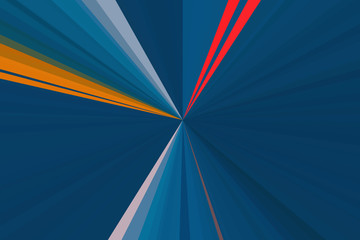 Abstract Vintage rays background. Colorful stripes beam pattern. Stylish old illustration modern trend colors.