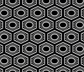 Vector seamless geometric pattern. Classic Chinese ancient ornament