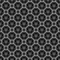 Vector seamless geometric pattern. Classic Chinese ancient ornament