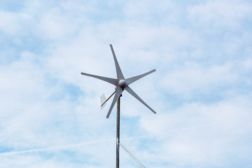 Windmill for electric power production Alternative electricity concept .