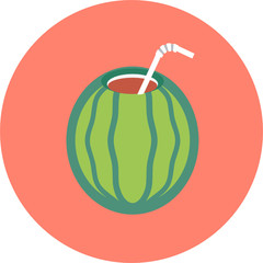 Summer flat icons set vector files available. 