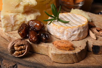 Cheese with nuts