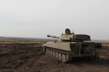 Fototapeta premium Artillery ready to fire