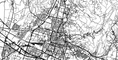 Fototapeta na wymiar Urban vector city map of Brescia, Italy