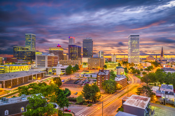 Fototapeta na wymiar Tulsa, Oklahoma, USA Skyline