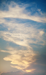 Fototapeta premium Colorful sky and clouds
