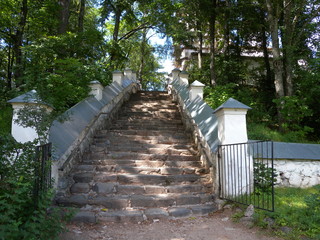 Ancient stone staircase