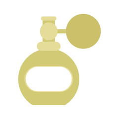 Retro perfume bottle. Vector illustration. EPS 10.