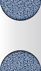 Chinese Porcelain Style Background 