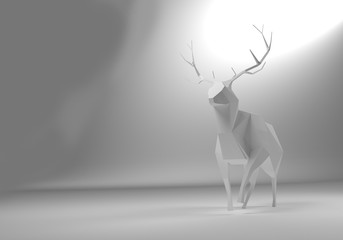 deer with antlers