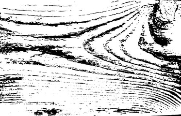 Wooden texture. Distressed surface. Old wood trace background. Vector illustration.