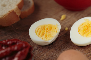 Hard boiled egg