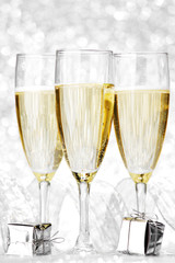 Champagne and gifts