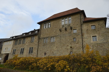 Fototapeta na wymiar castle in Extertal, Germany