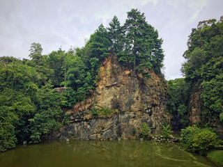 Fototapeta na wymiar Brazil Green Cliff 
