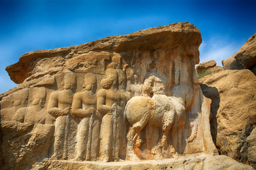 Sasanid relief, Naqs-e Rajab, Iran