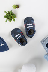 Blue baby shoe