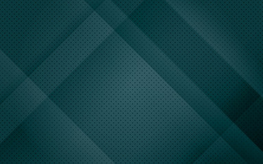 Obraz premium Dark Green abstract geometric background. Modern shape concept.