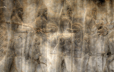 Ruins of the ancient Persian capital city of Persepolis, Iran