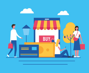 people online buying