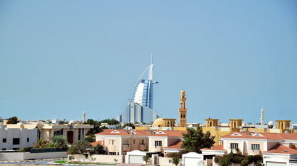 Obraz premium View of Dubai skyline, UAE.