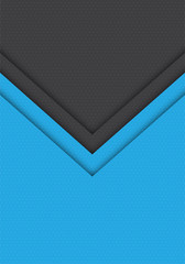 Abstract blue grey arrow hexagon mesh pattern direction design modern futuristic background vector illustration.