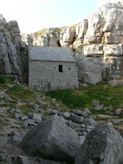 St Govans Chapel, Pembrokeshire, Wales, UK