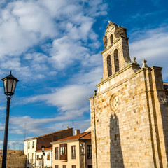 Old stone church in Zamora, Spain