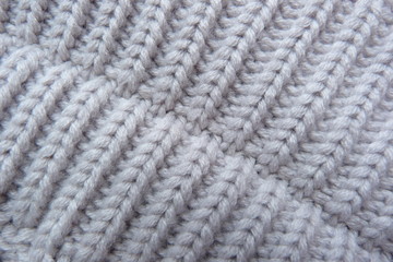 knitted knitted fabric closeup melange gray knitwear macro background decor wool acrylic beach texture