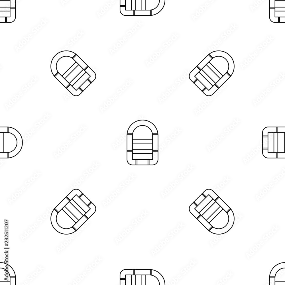 Poster rubber boat pattern seamless vector repeat geometric for any web design