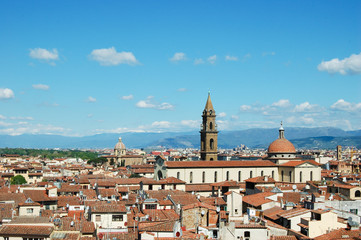 Fototapeta na wymiar Vista de Florencia