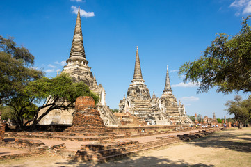 Fototapeta premium Ruins of the old city of Ayutthaya, Thailand