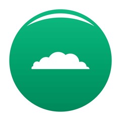 Climate icon. Simple illustration of climate vector icon for any design green