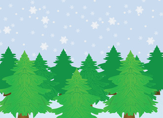Winter background. vector illustration