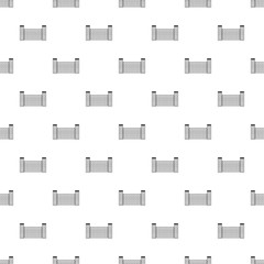 Obraz na płótnie Canvas Fence of brick pattern seamless vector repeat geometric for any web design