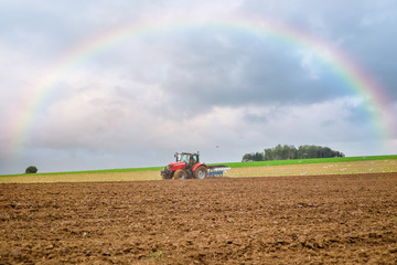 labourer avant la pluie