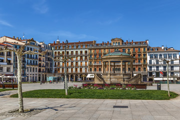 Fototapeta na wymiar Castle Square, Pamplona, Spain