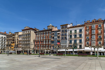 Castle Square, Pamplona, Spain