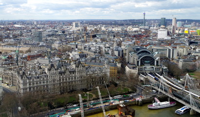 Obraz premium Londres vu de la grande roue