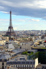 Paris vu Arce de Triomphe 